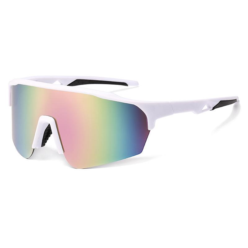 New Ski Sports Sunglasses Outdoor Cycling Sunglasses Integrated Bicycle Windshield Glasses YK9862