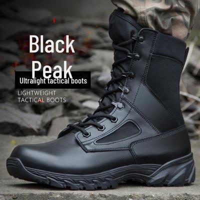 Ultraleichte taktische Kampfstiefel für Herren – atmungsaktive Outdoor-Sicherheitsstiefel mit Stoßdämpfung für Herbst/Winter.