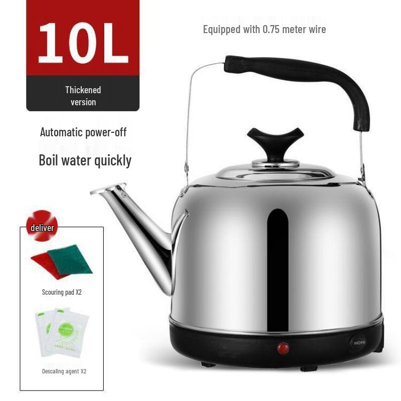 Stainless Steel 2L Electric Kettle with Auto Shut-Off & Keep Warm Feature