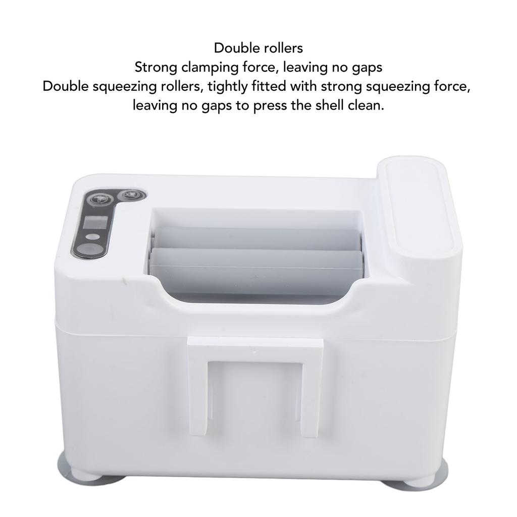 Smart Automatic Toothpaste Dispenser Wall Mounted 3 Level Touchless Electric Toothpaste Squeezer White