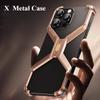 Eary X Metal Case for iPhone 16 Pro Max Phone Case Aluminum Frameless Bumper Grade Shockproof Protector Cover for iPhone 16 Pro