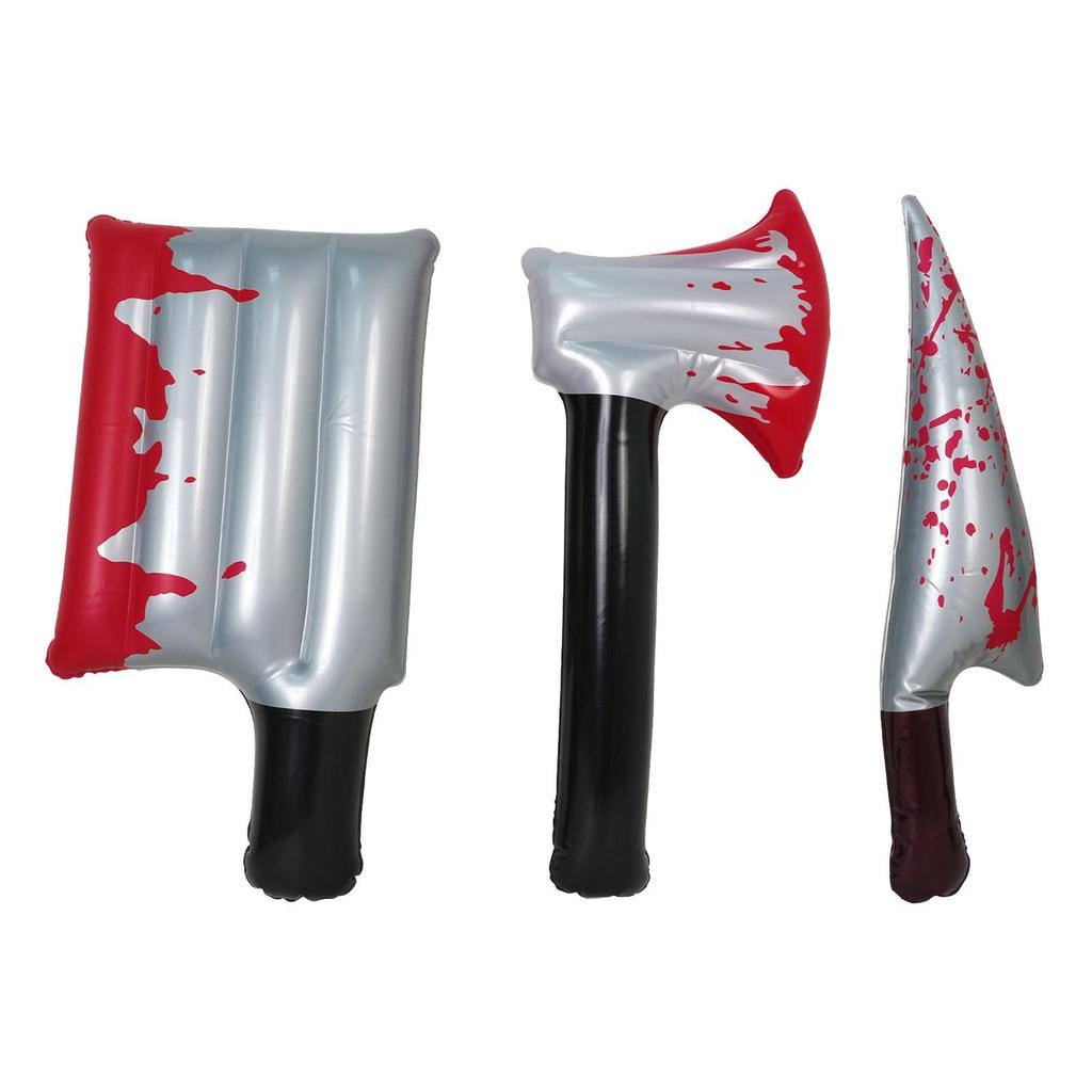 Inflatable Halloween Prop Knife Scary Classic for Festival Cosplay Supplies