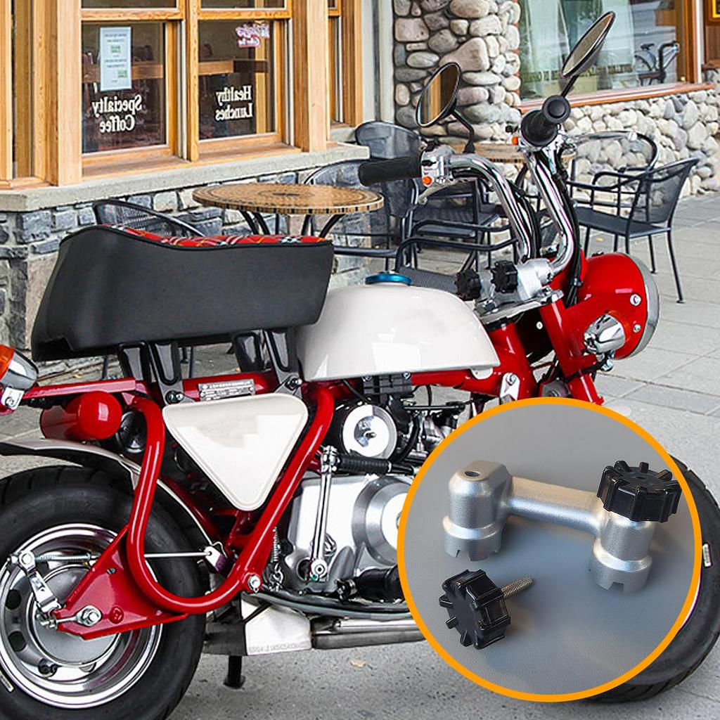 CMD Motorcycle Rolling Handle Set, Compatible with Monkey Gorilla, DAX, Z50, Z50J, CT70, Z50R, Shary, Etc., Bike Handlepost, Custom Parts