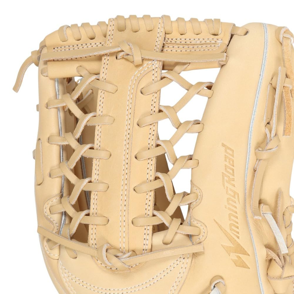 ZETT Winning Road Softball Pastel Brown Size 8 All-Around Glove, (3200), (BRGB33540F)