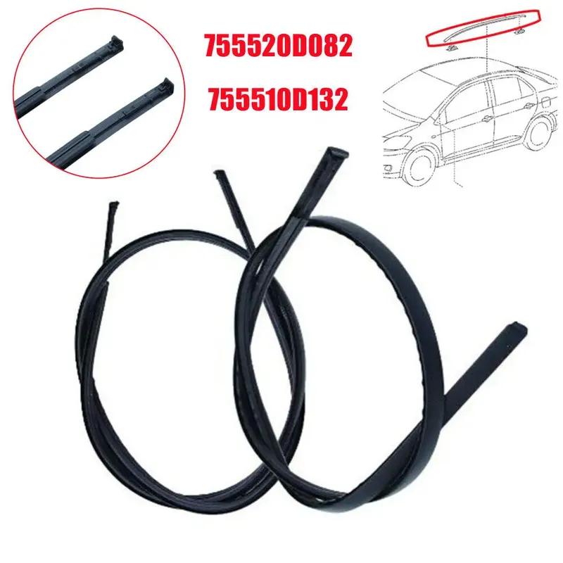 Для Toyota Yaris Hatchback 2014-2018 755520D082 755510D132 пара левая и правая сторона крыши автомобиля, капельная отделка, формовочное уплотнение, полоски, отделка