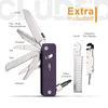 ROXON S503G Flex Companion ein modulares und verstellbares Taschenwerkzeug mit acht essentiellen Werkzeugen Bit D2 Taper Werkzeug, vorinstalliert (1/4" Aufnahme, Klinge,