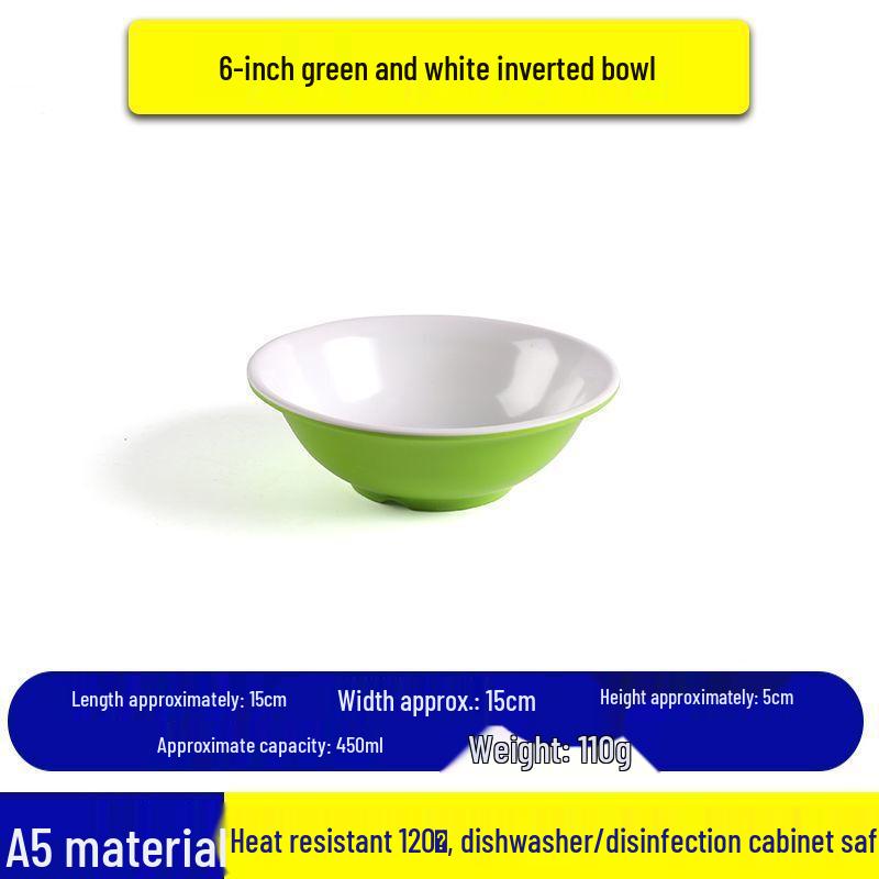 Thickened A5 Melamine Noodle Bowl