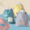 Waterproof Drawstring Double Layer Drawstring Bag Drawstring Travel Buggy Bag Shoes Underwear Underpants Dirty Clothes Storage
