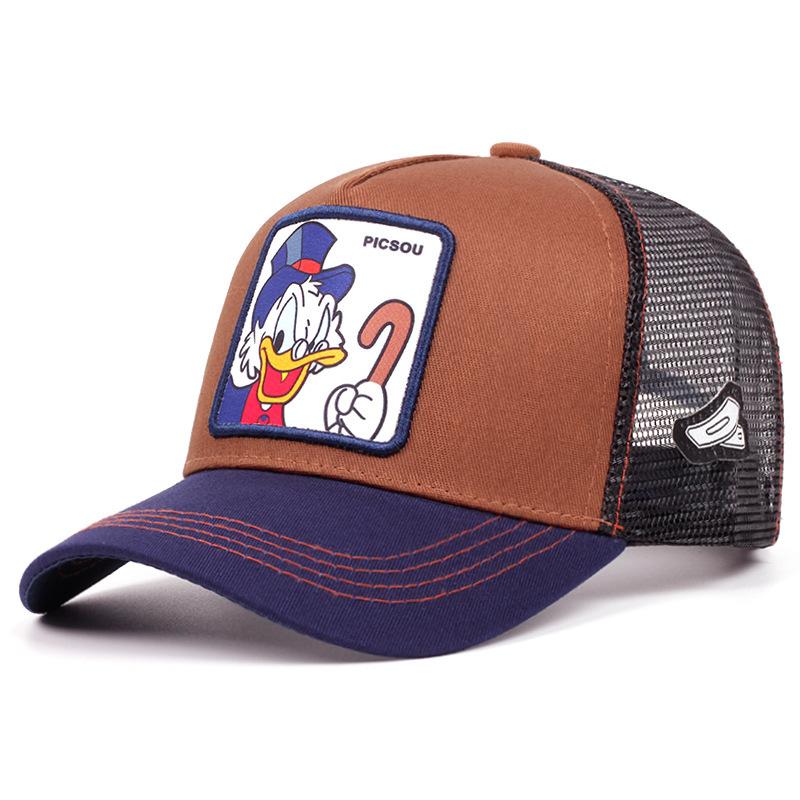 High Quality Unisex Styles Anime Cartoon Snapback Cotton Baseball Cap Men Women Hip Hop Dad Hat Trucker Mesh Hat Dropshipping