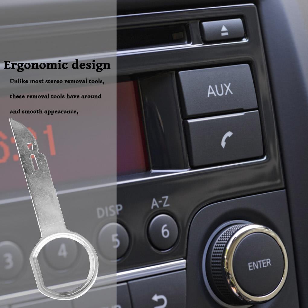 8pcs Car Key Removal Tool DVD CD Player Radio Disassemble Tool Automotive Repair Accessory