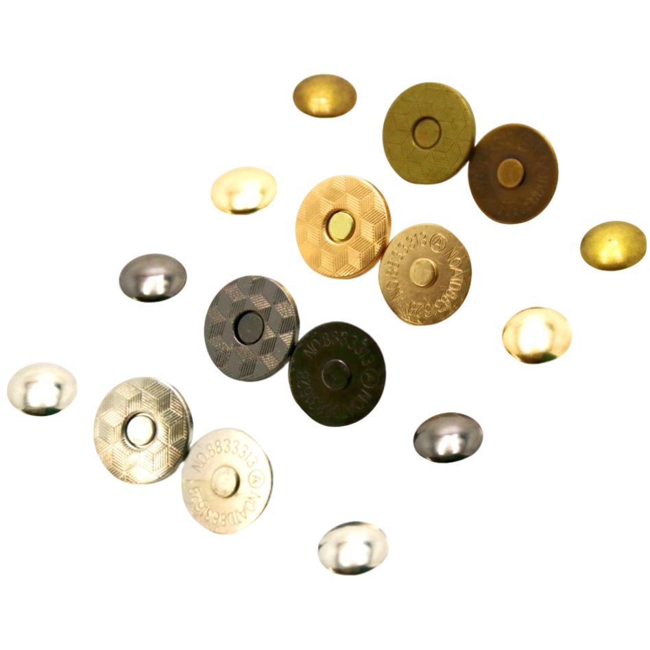 Ultra-Thin 18mm Magnetic Snap Button, Luggage Rivet, 14mm Magnetic Buckle