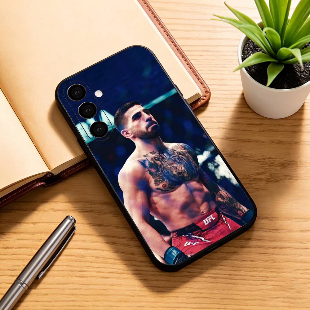 C-Champion Ilia T-Topuria  Phone Case Black Silicone Soft For Samsung Galaxy A73,A72,A71,A70,A53,A52,A51