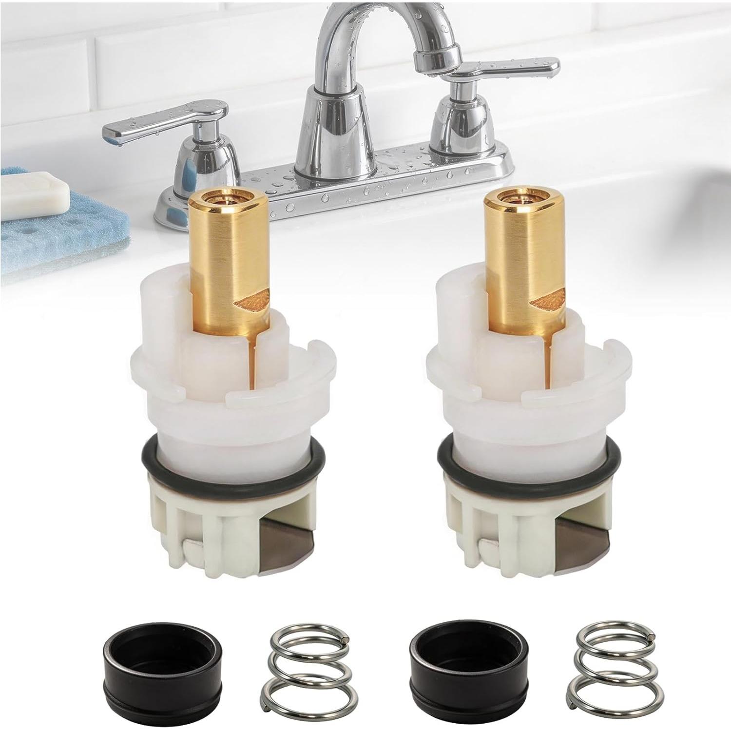 RP25513 Faucet Cartridges for Delta Faucet Replacement Repair Part with RP4993 Seat and Spring (2 Pack) 2-Pack белый