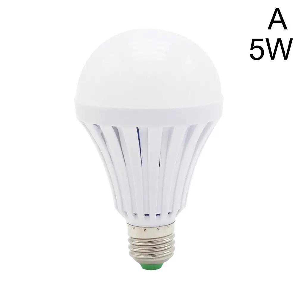 E27 Emergency LED Light Bulb 5W/7W/9W/12W/15W Rechargeable 1200mAh 6000K Battery 220V for Camping Tent Lamp Outdoor Lighting