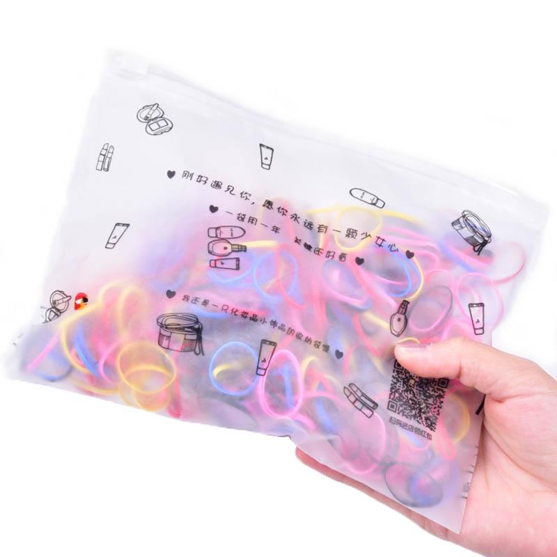 500Pcs Baby Kids Hair Accessories Disposable Rubber Band Hair Ties Womens Girls