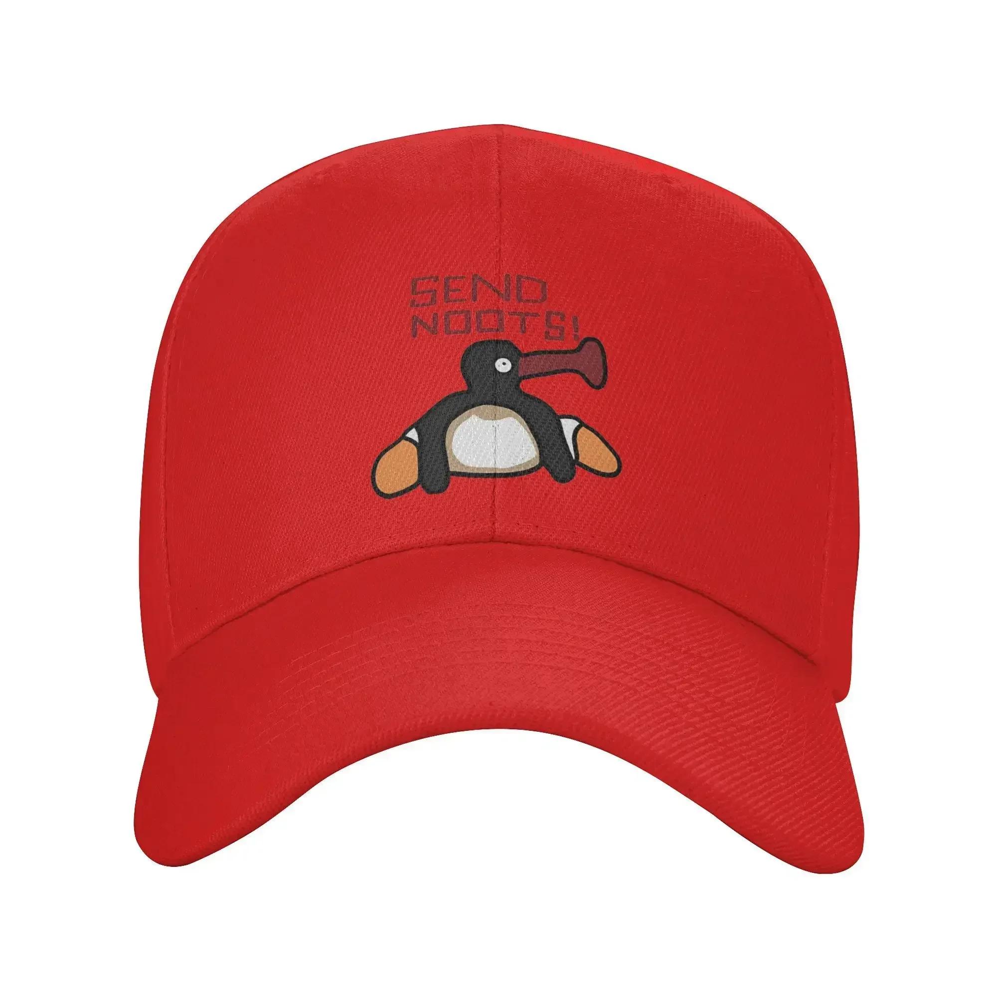 Pingu Noots Cap Men Women Trendy Wear Snapback Hat Adjustable Adjustable