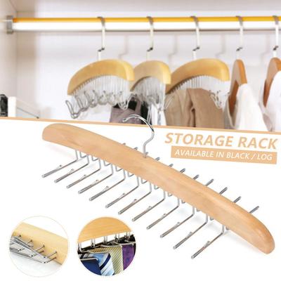 Folding Ties Storage Multifunctional Hanger For Scarves Rack Hanger Clothes Organizer Hangers Save Wardrobe Space Bedroom Closet
