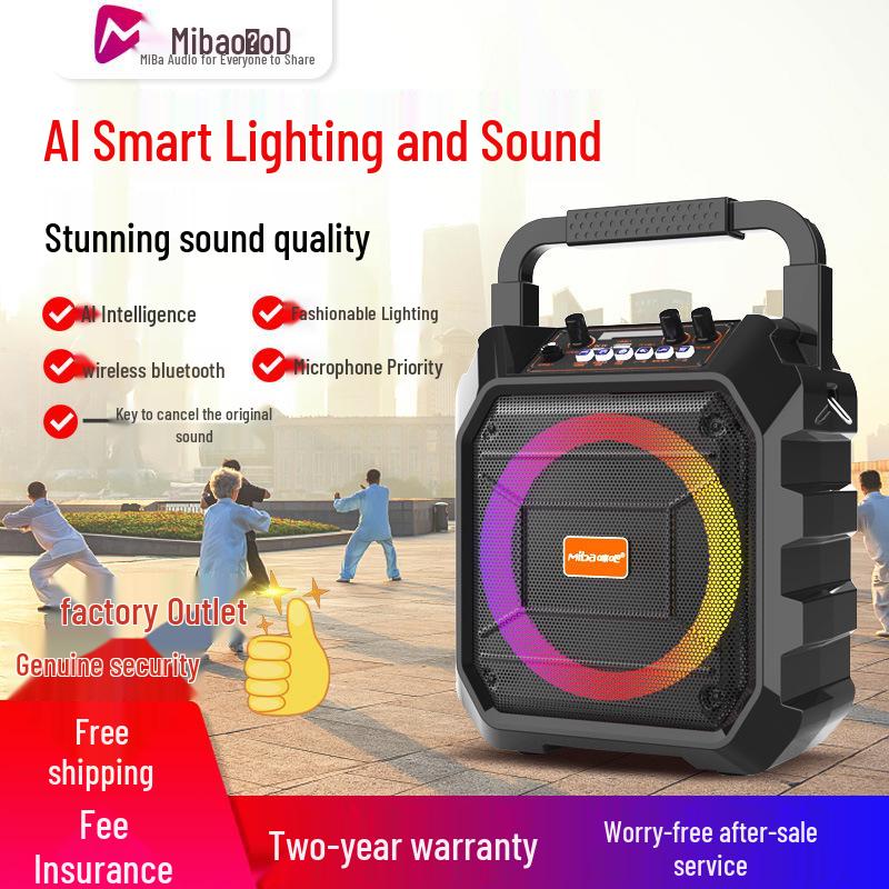 

2026 Germany YF Mi Ba Q61 AI Speaker: Portable Wireless Microphone for Outdoor Square Dance