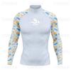 Quick-Dry Long Sleeve Rash Guard Surfing Swimming Freediving Water Sports UV Protection Unisex