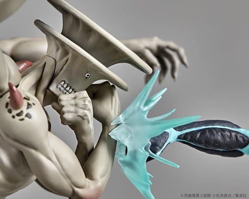 Kaiyodo Anime "Kaiju No. 8" Kaiju No. 8 vs. Kaiju No. 9 1/18 Scale PVC Painted Complete Figure