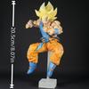 Dragon Ball Z 20.5cm Sun Goku Super Saiyan Battle Posture Handheld Model Ornament Toy Doll Collection Birthday Gift Christmas