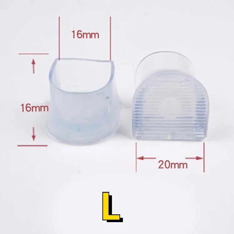 2pcs Silencer Heel Protector Useful Antislip High Heeler Stoppers Wearable Non-slip Round Heel Shockproof Shoes Accessories