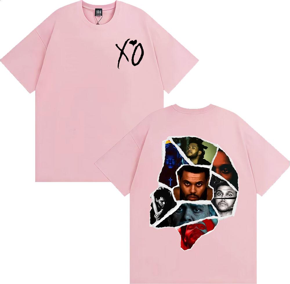 The Weeknd After Hours Til Dawn Album Cover Tshirts Unisex Women Harajuku Hip Hop High Street T Shirt Casual ONeck Cotton Tshirt
