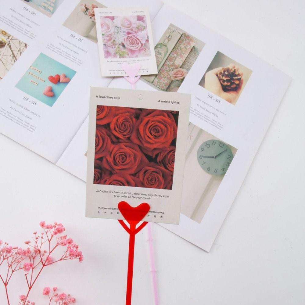 80Pcs Plastic Message Card Clip Multi-purpose Party Decoration Card Holder Bridal Shower