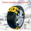 Snow Chains For Car Vehicle Tire Snow Chains Anti-Skid Adjustable Vehicle Equipment Safe Driving Dupplies For Cold Weather Truck