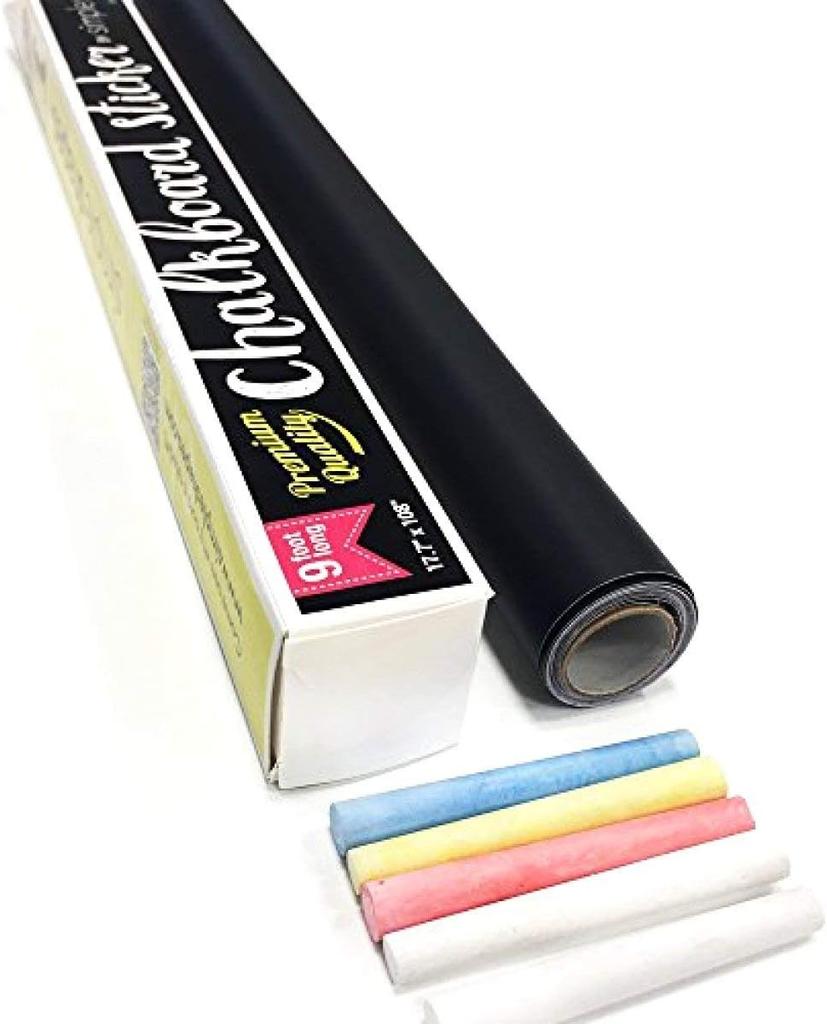 Blackboard Wall Stickers Blackboard Wallpaper Large Blackboard Contact Paper Roll Kdgself-adhesive Diyreusable Erasable Stickers