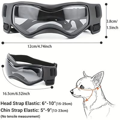 Dog Goggles Small Breed, Dog Sunglasses for Small Breed UV Protection Eyewear for Small Dog Puppy Outdoor Riding Driving