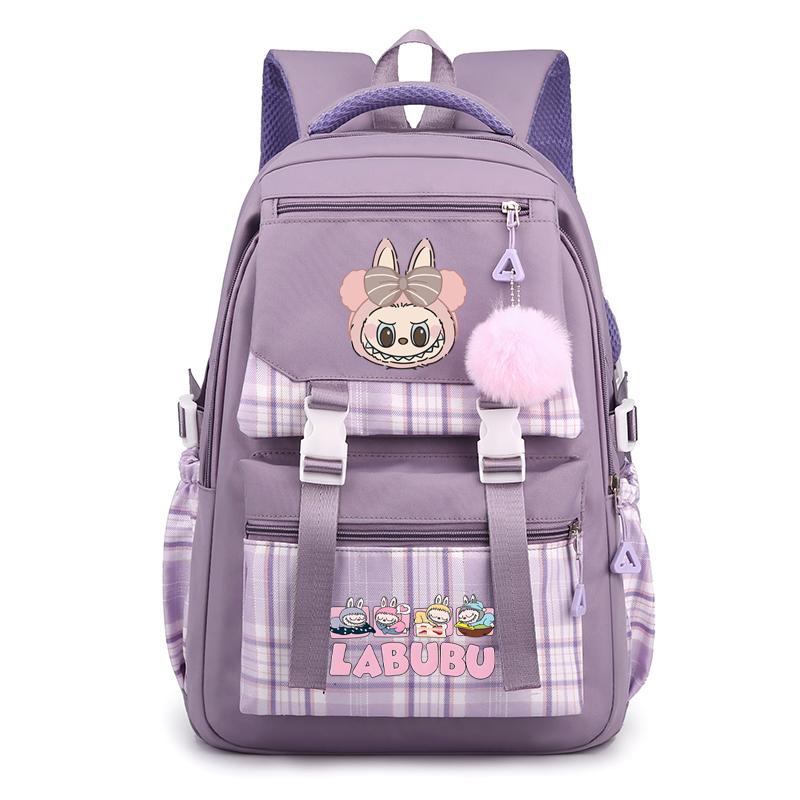 Cute Printed Backpack Large Capacity Waterproof Bookbag Boy Girl Schoolbag Women Travel Bag Kid Birthday Gift Mochila