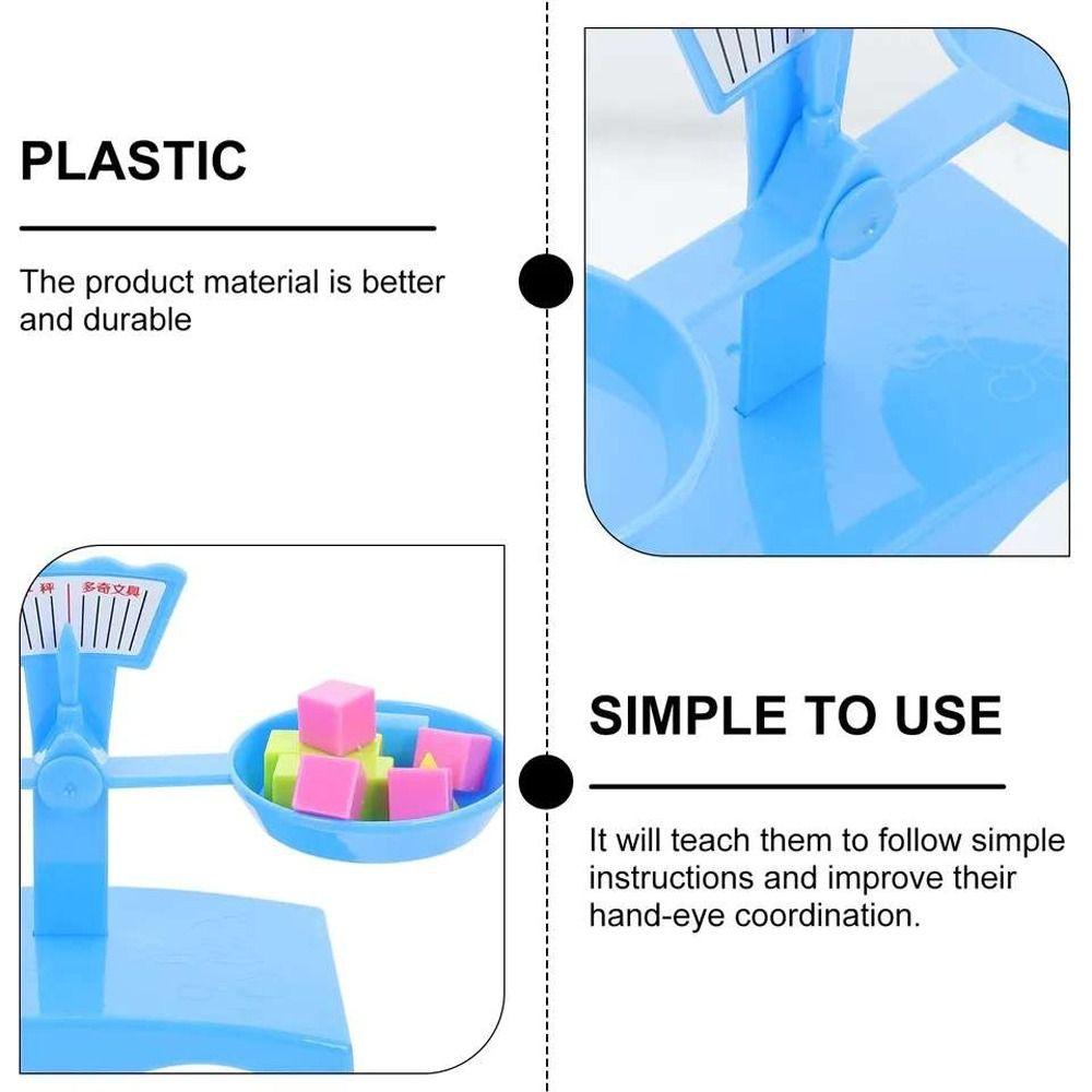 Plastic Balance Scales Toy School Teaching Aids  Funny   Intelligence Game