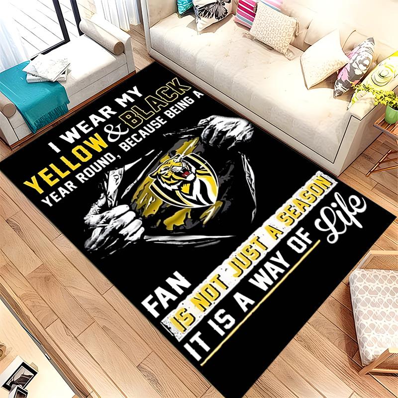 Richmond Football Club (1) Teppich Geeignet Für Wohnzimmer Schlafzimmer Computerräume Essbereiche Und Platzierung Unter Tischen Und Stühlen Auch Eine Ideale Wahl