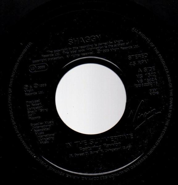 7inch Record SHAGGY - In The Summertime VS1542 Virgin 1995 UK Reggae, Ska & Dub Used