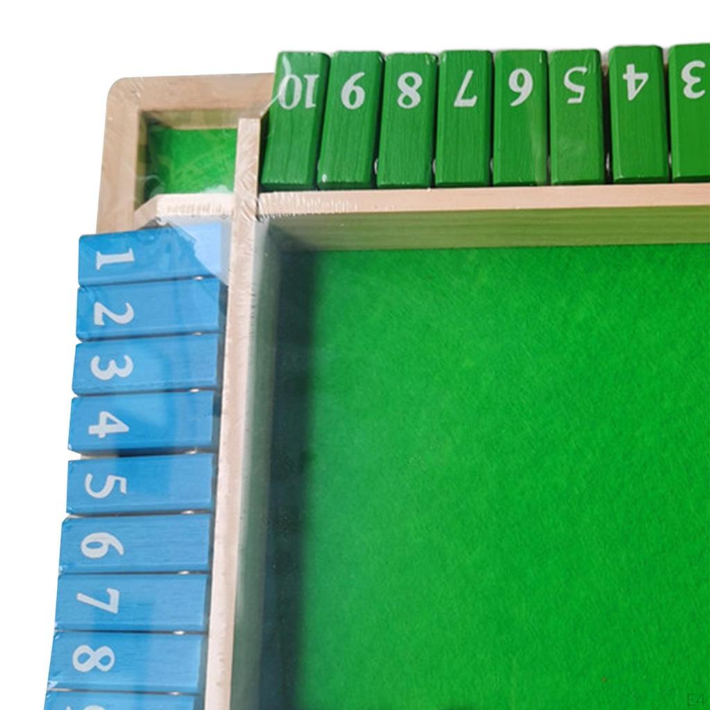 Sada kostkových her, digitální otočná deska, čínská hračka pro 4 hráče, stabilní puzzle, matematický stůl