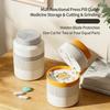Convenient Tablet Cutter Portable Lightweight Pills Splitter with Stainless Steel Blade Pills Organiser Case