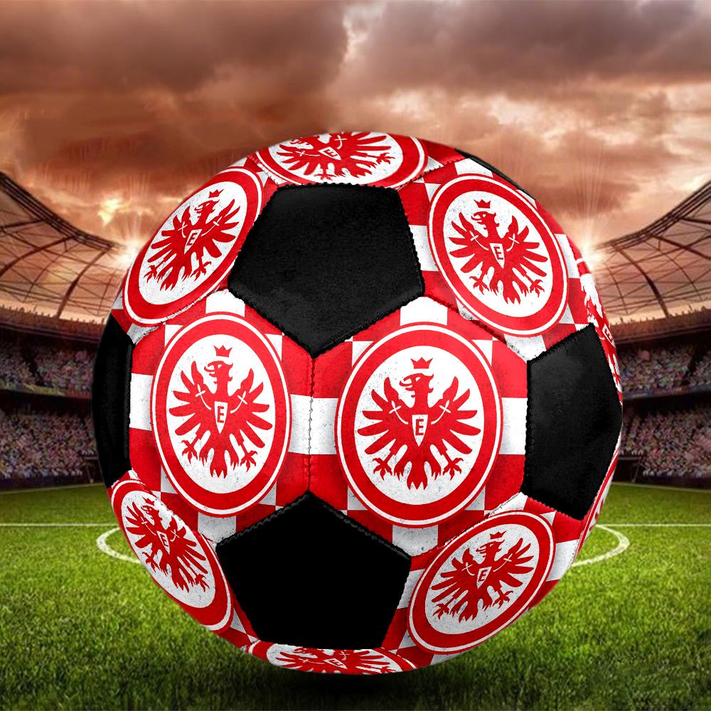 SIZE 5 Eintracht Frankfurt Soccer Ball Colorful All Ages Machine Stitched PVC Competition Ready Durable High-Bounce