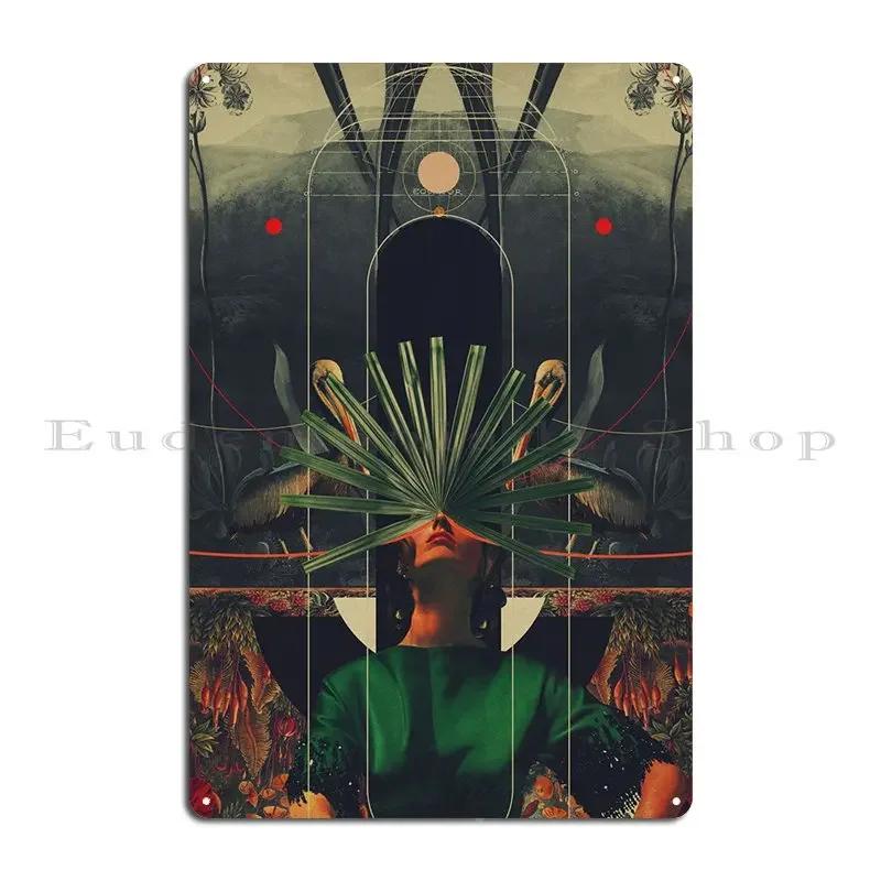 She Saw The Equator Metal Signs Retro Garage Personalized Kitchen Design Tin Sign Poster
