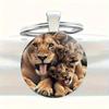 Stylish Round Alloy Keychain Key Pendant for Keys Car Home Gifts