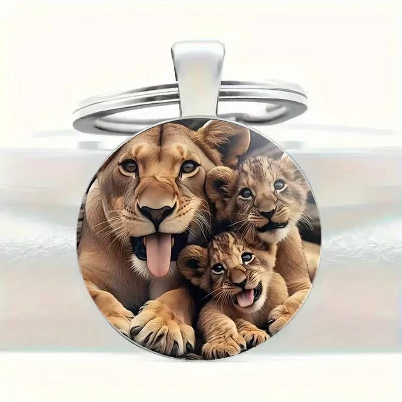 Stylish Round Alloy Keychain Key Pendant for Keys Car Home Gifts