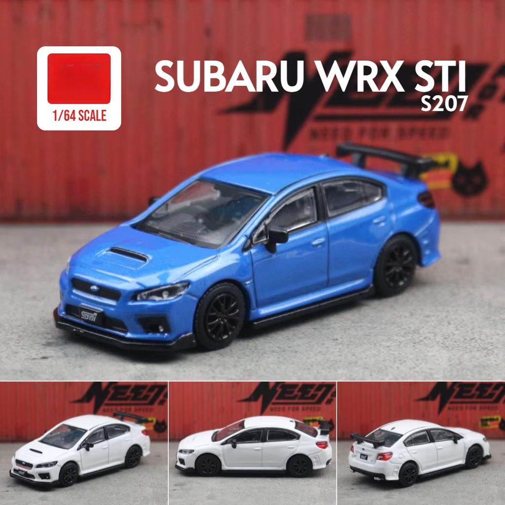 1/64 Subaru STI WRX Super Racing Hračka Auto JKM JDM Miniaturní Model Odlévaný Kovová Slitina Vozidlo Volná Kola Kolekce Dárek