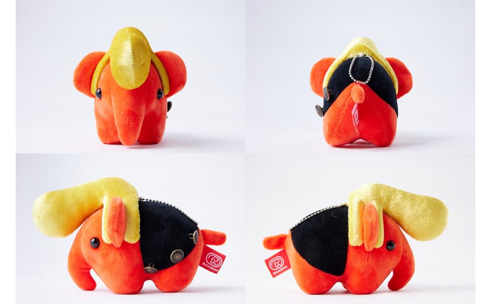 DomDom Hamburger FANBOOK 2 Tsumuzou Gold Pompadour Ball Chain Plush Toy Brand Ver. (Takarajimasha Mook)
