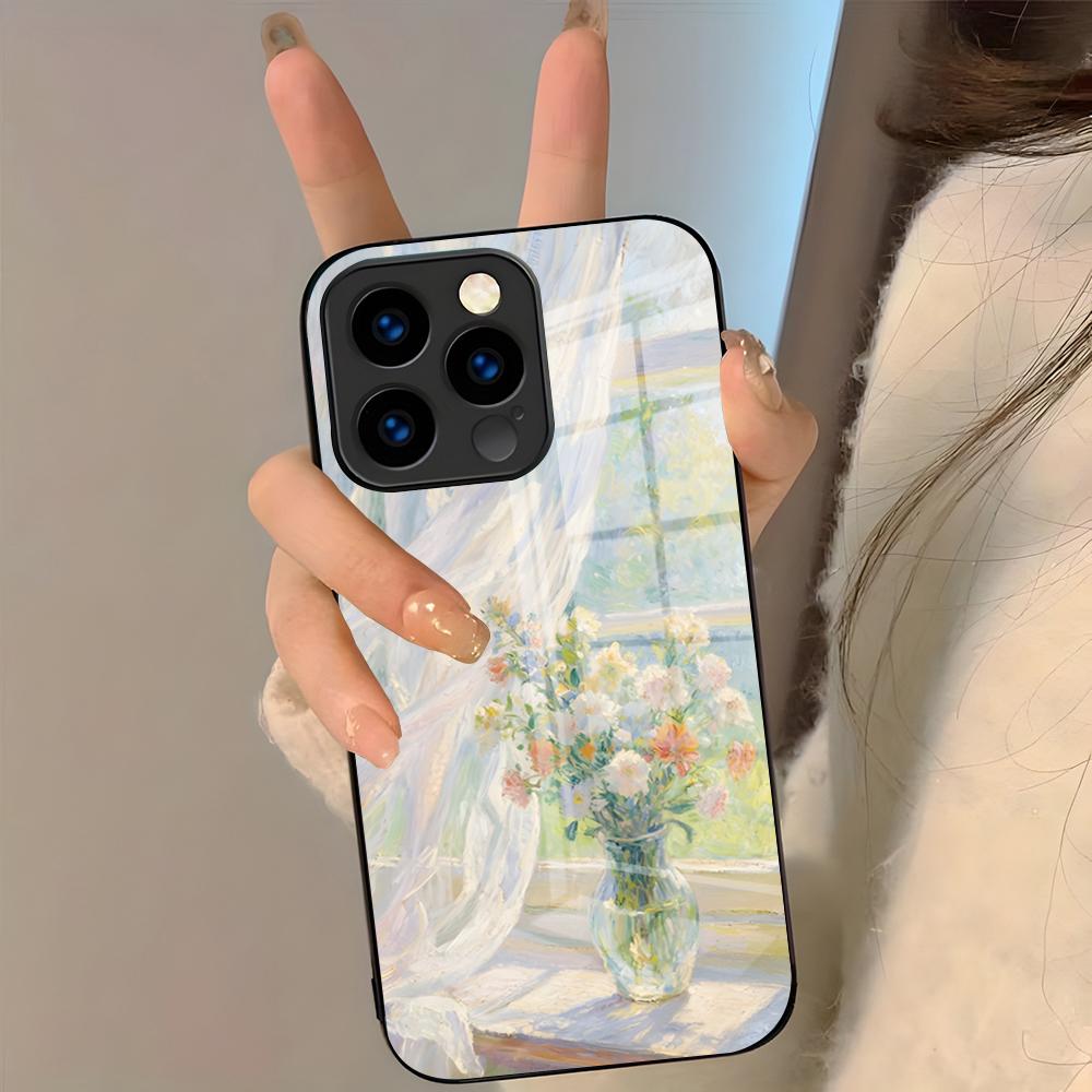 Claude M-Monet Artwork Phone Case For IPhone 17 Pro Max 16 15 14 Pro Max 13 11 Plus Glass Cover
