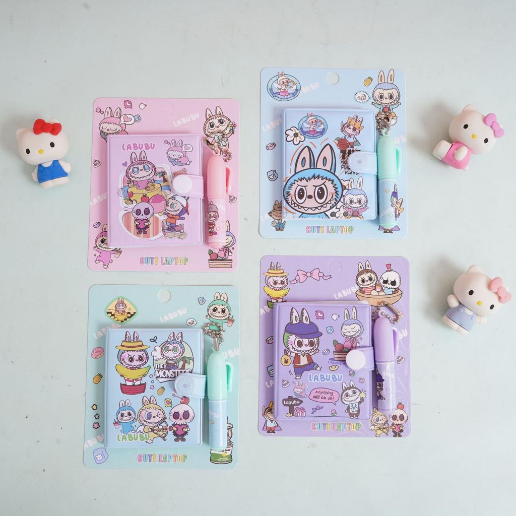 Student Pocket Notebook with Pen Small Stationery Set Portable Memo Book