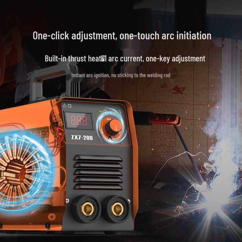 JiaShi 200W Pure Copper Handheld Inverter Welder, 220V Portable DC Welder.