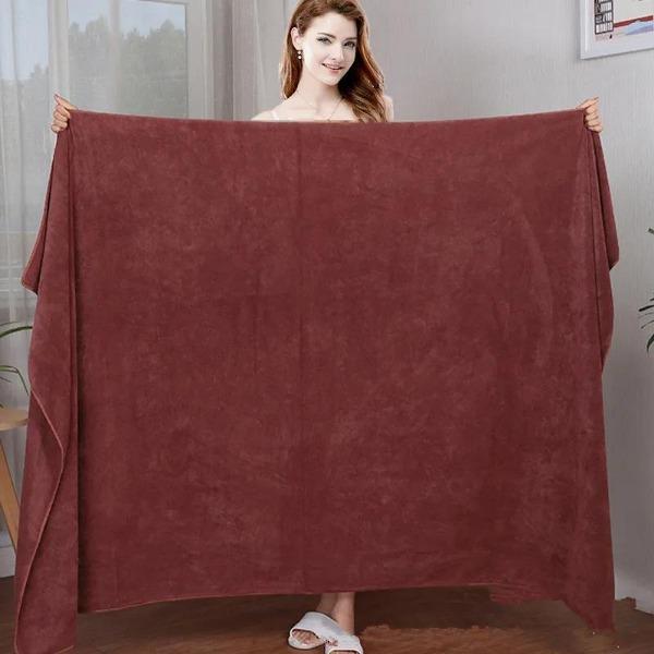 Large Thick Microfiber Bath Towel Absorbent and Quick-drying Multifunctional Swimming Fitness Sports Beauty Salon Towel