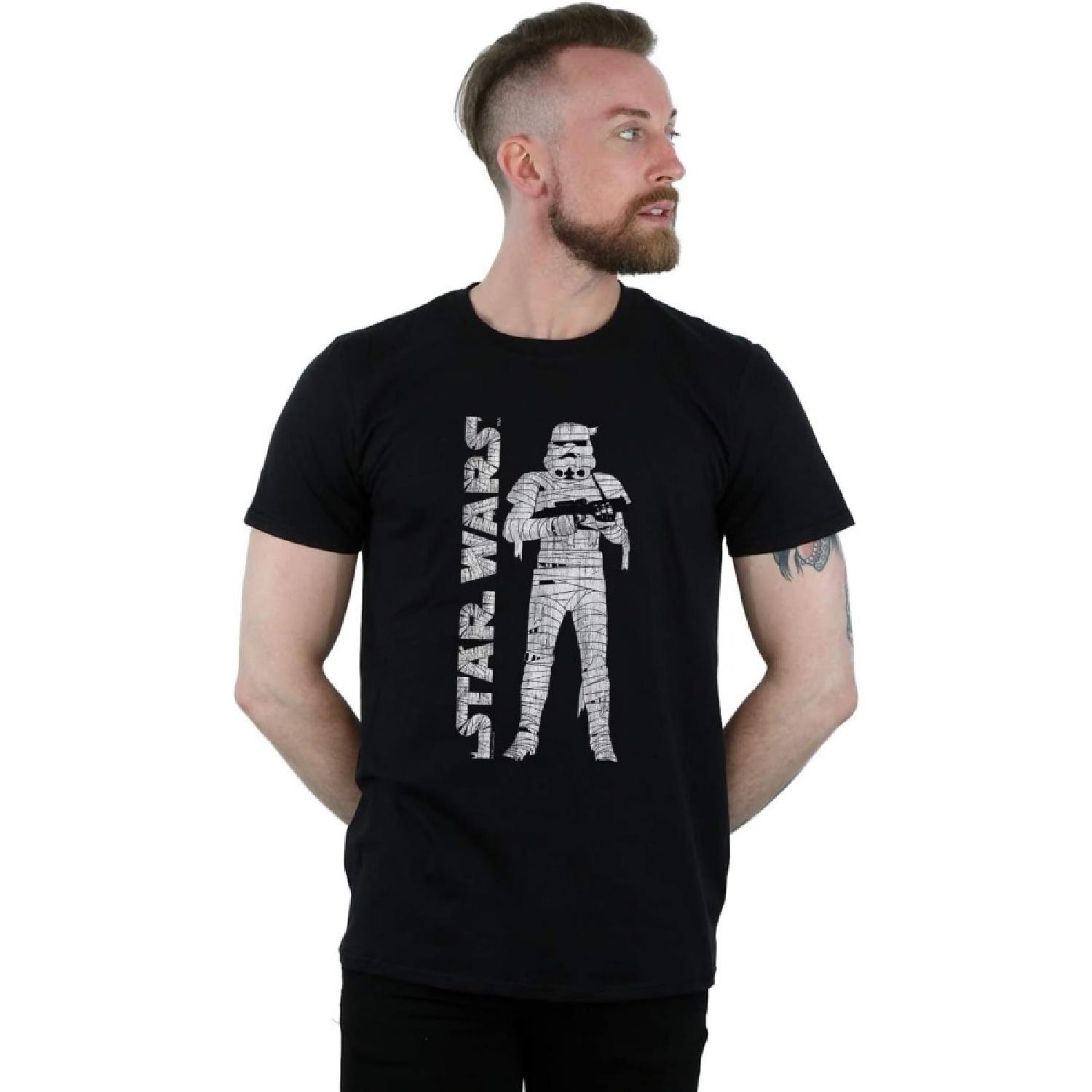 

Star Wars Men s Stormtrooper Mummy T-Shirt Black Small XXXXXL різнокольоровий