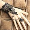 Gotische Choker Schwarzer Spitzenhals-Choker-Halskette Vintage Viktorianische Damen-Choker Steampunk Schmuck