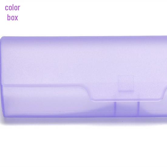 Ultraleichtes mattiertes Kunststoff-Brillenetui